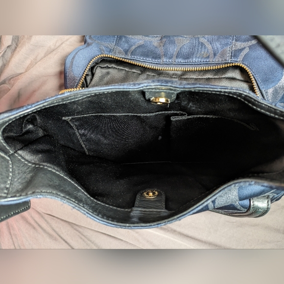 Coach Signature Metallic Campbell Jacquard Buckle Purse - Picture 10 of 17